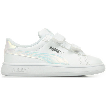 Schuhe Kinder Sneaker Puma Smash 3.0 Holo 2.0 Inf Weiss