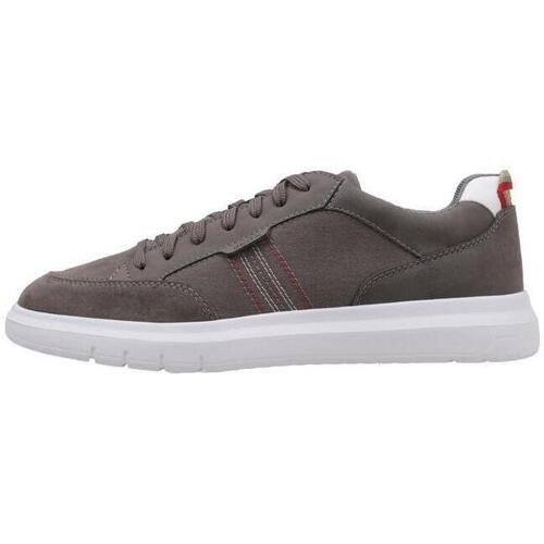 Schuhe Herren Sneaker Low Geox U MEREDIANO B - NBK SI+TELA SL Braun