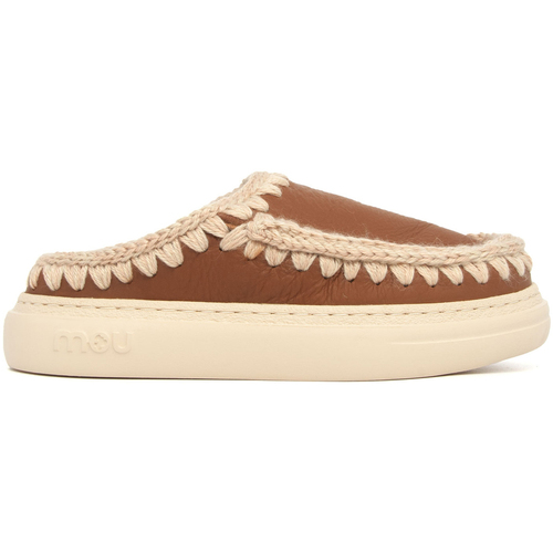 Schuhe Damen Ballerinas Mou ESKIMO BOLD CLOG MU.FW4110 Beige