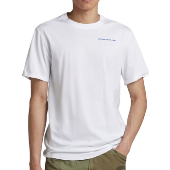 Kleidung Herren T-Shirts & Poloshirts G-Star Raw D22815-336 Weiss