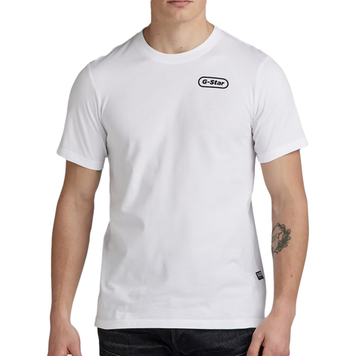 Kleidung Herren T-Shirts & Poloshirts G-Star Raw D23906-336 Weiss