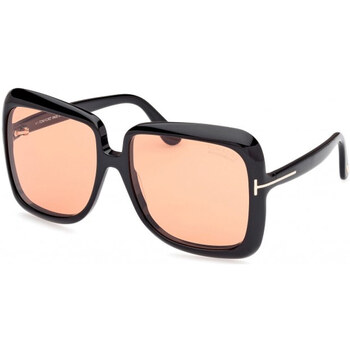 Uhren & Schmuck Sonnenbrillen Tom Ford Sonnenbrille  Lorelai FT1156/S 01E Photochromatisch Schwarz