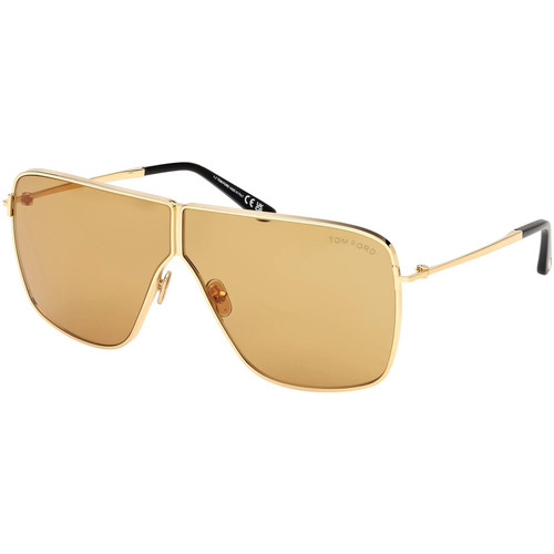 Uhren & Schmuck Sonnenbrillen Tom Ford Huxley Sonnenbrille FT1159/S 30E Gold