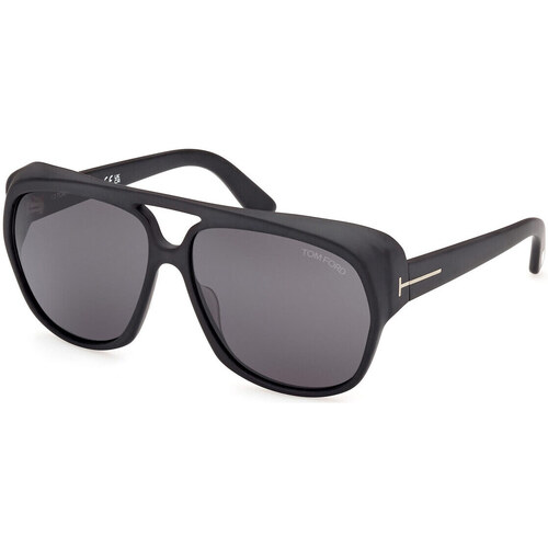 Uhren & Schmuck Sonnenbrillen Tom Ford Jayden FT1103/S 02A Sonnenbrille Schwarz