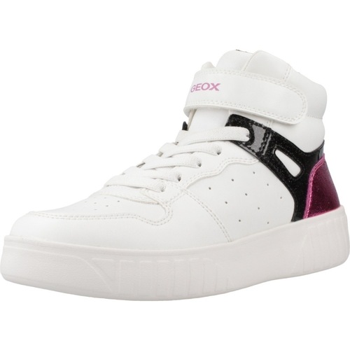 Schuhe Mädchen Sneaker Geox J MIKIROSHI Weiss