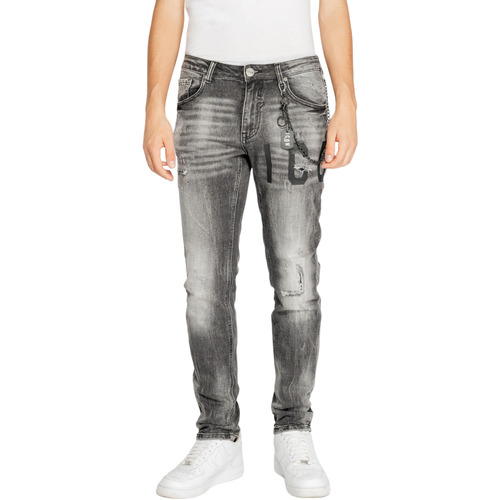 Kleidung Herren Straight Leg Jeans Icon IU9090J Grau