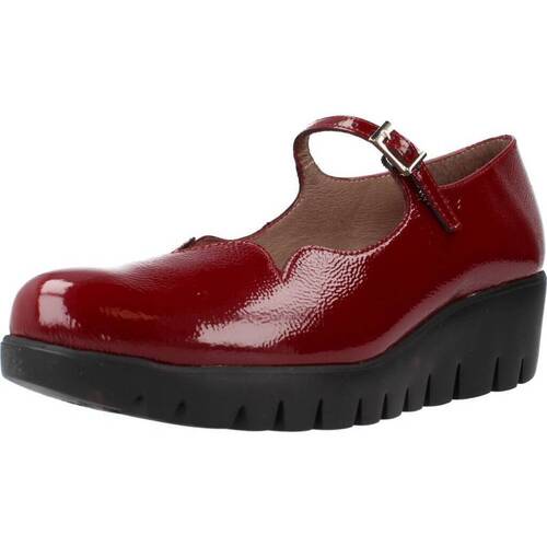 Schuhe Damen Ballerinas Wonders LACK Bordeaux