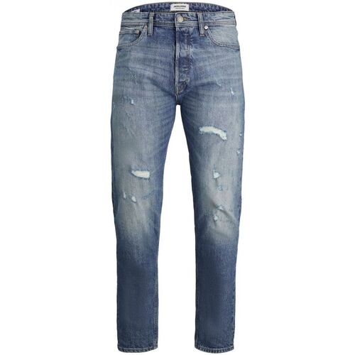 Kleidung Herren Jeans Jack & Jones 12189932 FRANK-BKUE DENIM Blau