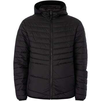 Kleidung Herren Trainingsjacken Jack & Jones Verstaubare Pufferjacke „Estate“ Schwarz