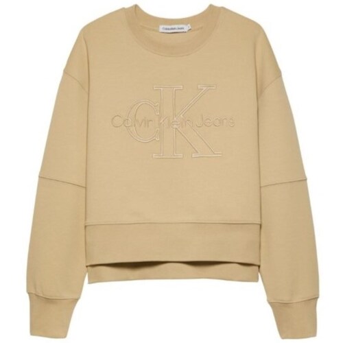 Kleidung Mädchen Sweatshirts Calvin Klein Jeans IG0IG02702 Beige