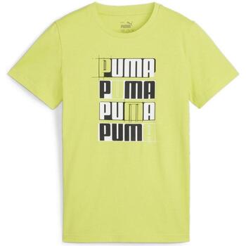 Kleidung Jungen T-Shirts & Poloshirts Puma 679224-38 Grün