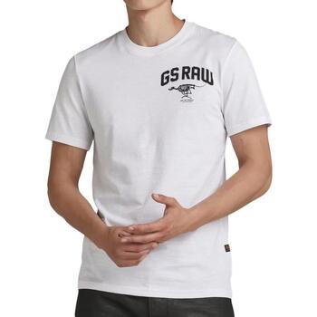 Kleidung Herren T-Shirts & Poloshirts G-Star Raw D24424-C372 Weiss