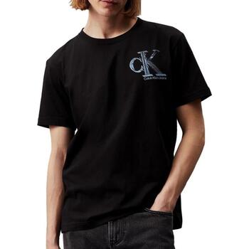 Kleidung Herren T-Shirts & Poloshirts Calvin Klein Jeans J30J325498 Schwarz