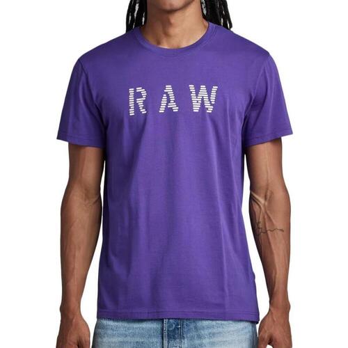 Kleidung Herren T-Shirts & Poloshirts G-Star Raw D22776-C506 Violett