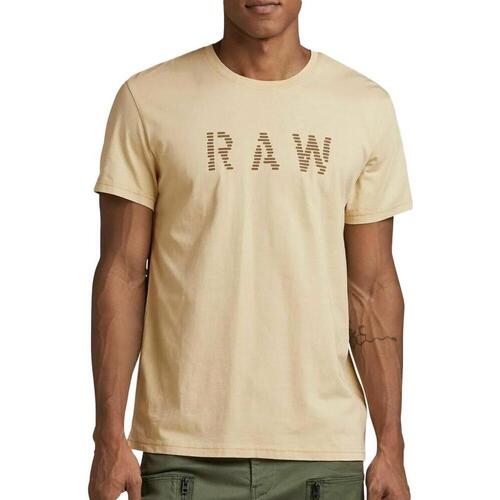 Kleidung Herren T-Shirts & Poloshirts G-Star Raw D22776-C506 Beige