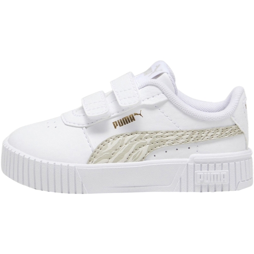 Schuhe Mädchen Sneaker Low Puma 243204 Weiss