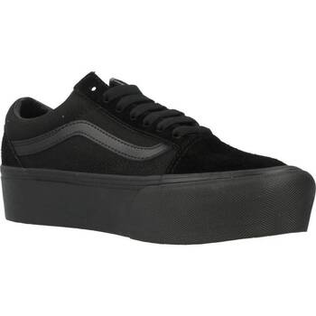 Schuhe Damen Sneaker Vans UA OLD SKOOL PLATFOR Schwarz