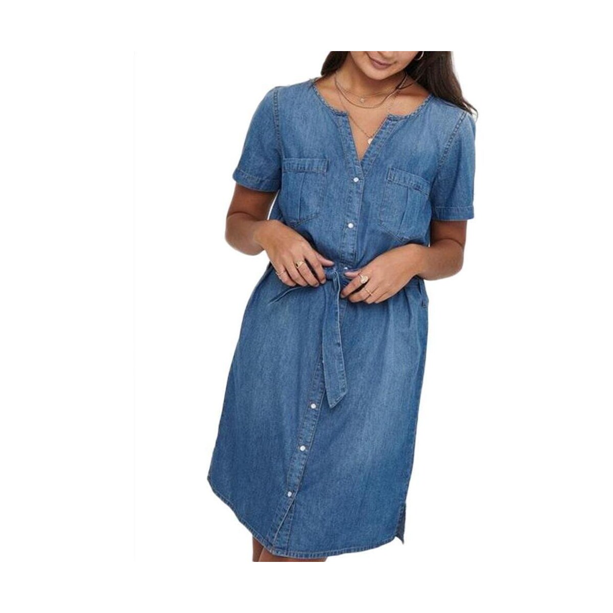 Kleidung Damen Kurze Kleider JDY 15196698 Blau