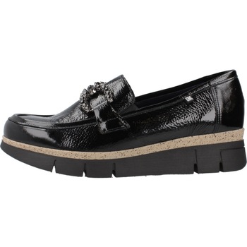 Schuhe Damen Slipper Dorking D9325 Schwarz