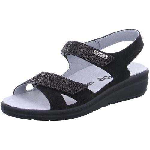 Schuhe Damen Sandalen / Sandaletten Rohde Sandaletten Rivella 5739/90 Schwarz