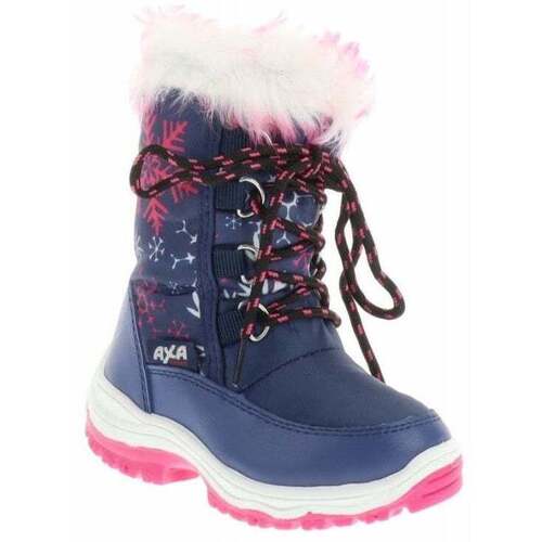 Schuhe Mädchen Schneestiefel Axa -64529A Blau