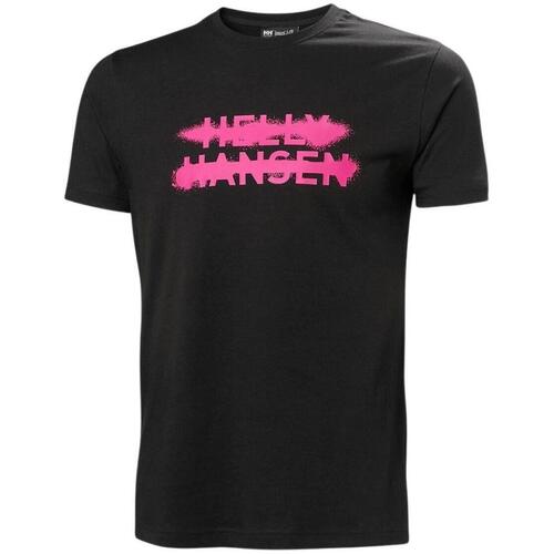 Kleidung Herren T-Shirts Helly Hansen  Schwarz