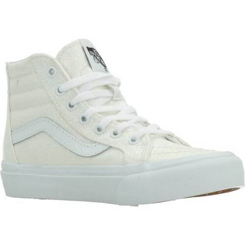 Schuhe Mädchen Sneaker Vans SK8-HI ZIP Weiss