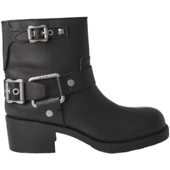 Schuhe Damen Low Boots Ash  Schwarz