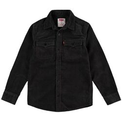 Kleidung Kinder Langärmelige Hemden Levi's 9EL241-G40 PIRATE BLACK Schwarz