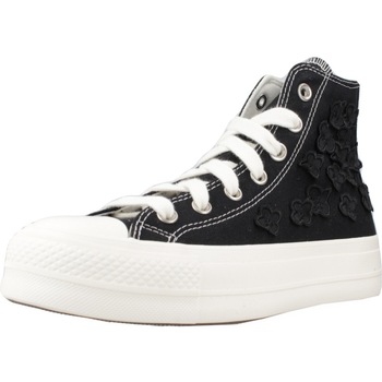 Schuhe Damen Sneaker Converse CHUCK TAYLOR ALL STAR LIFT 3D FLOWERS Schwarz