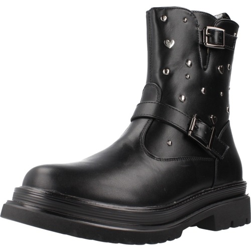 Schuhe Mädchen Stiefel Asso AG16603 Schwarz