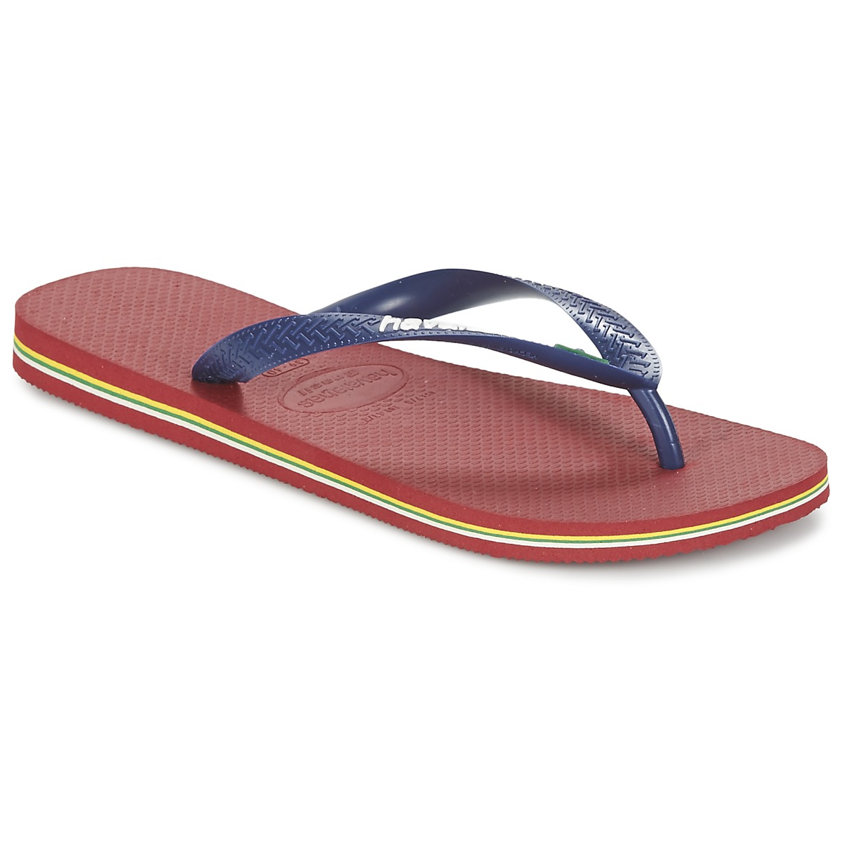 Schuhe Zehensandalen Havaianas BRASIL LOGO Marine / Rot