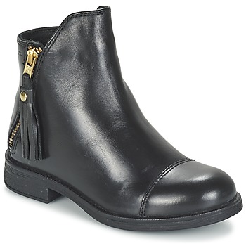 Schuhe Mädchen Boots Geox AGATE Schwarz