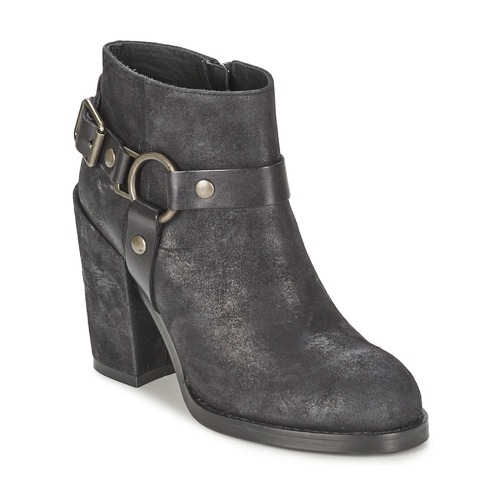 Schuhe Damen Low Boots Ash FALCON Schwarz