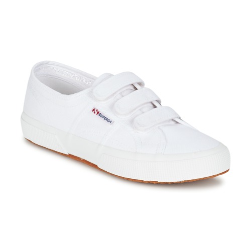 Schuhe Sneaker Low Superga 2750 COT3 VEL U Weiss