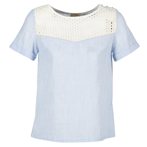 Kleidung Damen Tops / Blusen Betty London GERMA Weiss / Blau