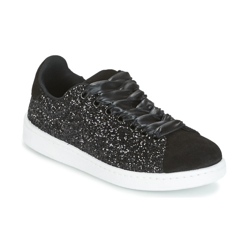 Schuhe Damen Sneaker Low Yurban HELVINE Schwarz