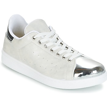 Schuhe Damen Sneaker Low Yurban HETTANE Grau / Silbern