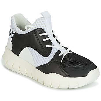 Schuhe Herren Sneaker Low Bikkembergs FIGHTER 2022 LEATHER Schwarz / Weiss