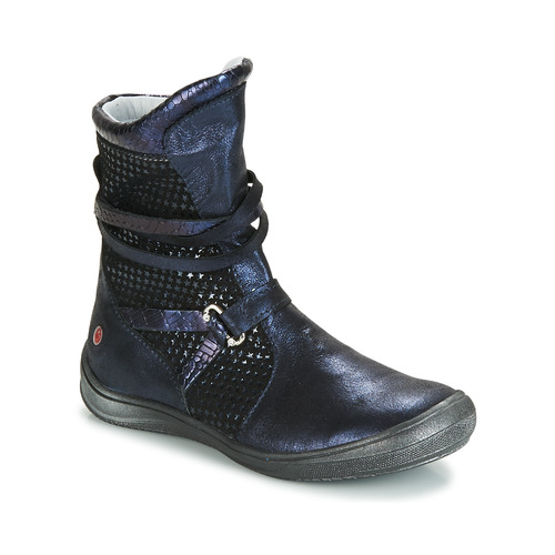 Schuhe Mädchen Klassische Stiefel GBB ROSANA Blau / Schwarz