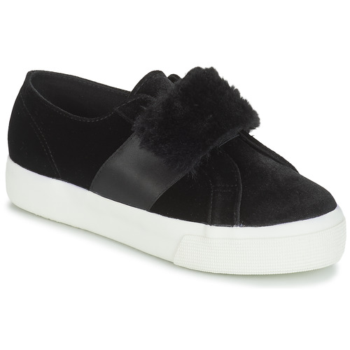 Schuhe Damen Sneaker Low Superga 2750-LEAPATENTW Schwarz