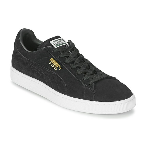 Schuhe Sneaker Low Puma SUEDE CLASSIC Schwarz