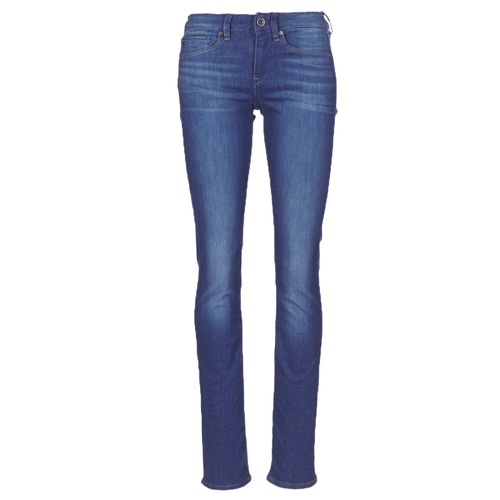 Kleidung Damen Straight Leg Jeans G-Star Raw MIDGE SADDLE MID STRAIGHT Blau