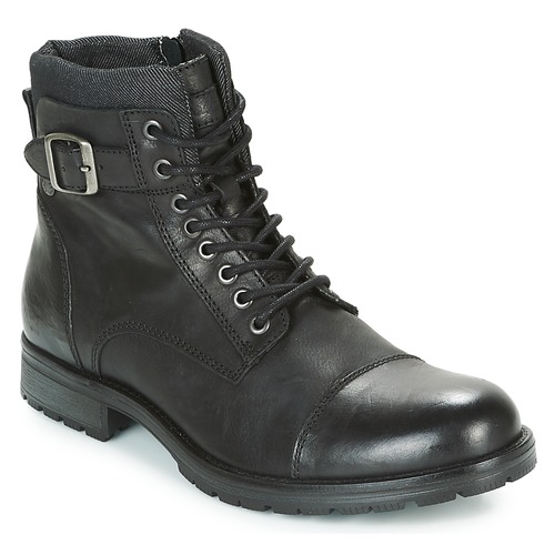 Jack & Jones ALBANY LEATHER Schwarz