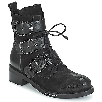 Schuhe Damen Boots Mimmu MOEZ Schwarz