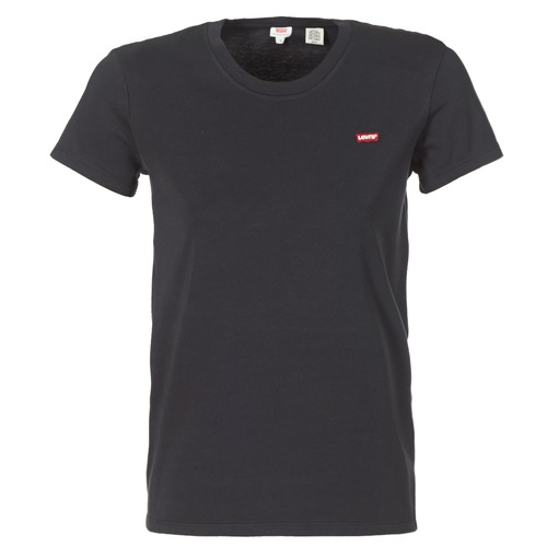 Kleidung Damen T-Shirts Levi's PERFECT TEE Schwarz