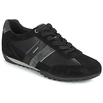 Schuhe Herren Sneaker Low Geox U WELLS Schwarz / Marine