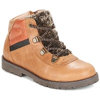 Schuhe Jungen Boots Citrouille et Compagnie JODILAEM Cognac