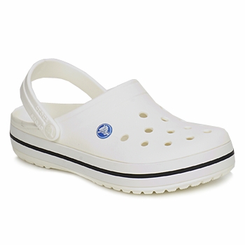 Schuhe Pantoletten / Clogs Crocs CROCBAND Weiss