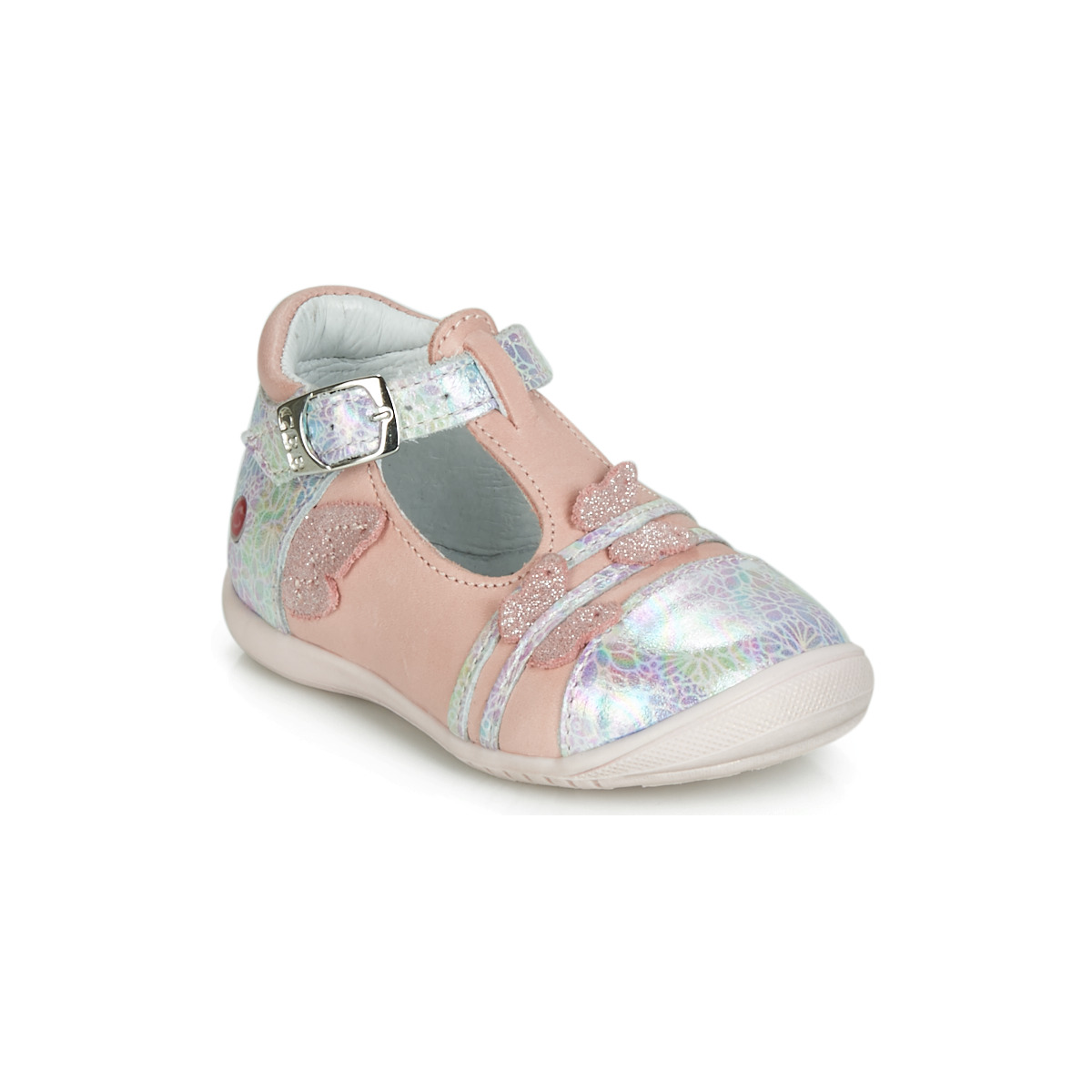 Schuhe Mädchen Ballerinas GBB MERTONE Rosa / Silbern